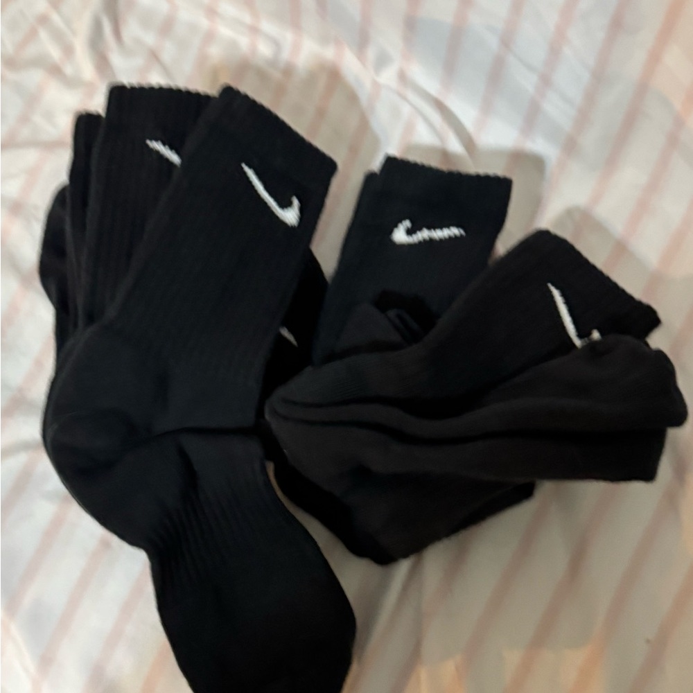 Nike Black Crew Athletic Socks